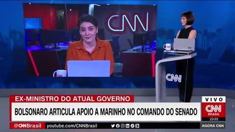 Bolsonaro articula apoio a Marinho no comando do Senado | AGORA CNN
