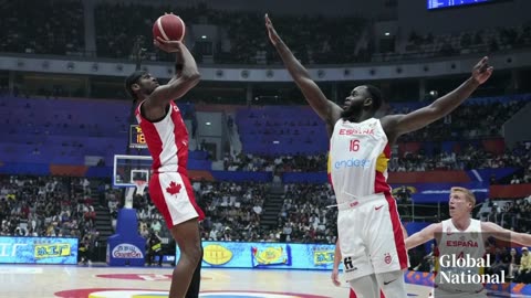 Canada basketball punches its ticket to 2024 Paris Olympics with stunning win over Spain