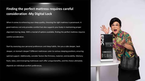 Finding the perfect mattress requires careful consideration -My Digital Lock