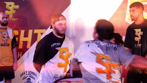 ‘Neanderthal’ vs ‘Hulk’ for the SlapFIGHT Championship