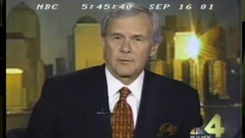 911 Dick Cheney On NBC Meet the Press With Tim Russert September 16, 2001