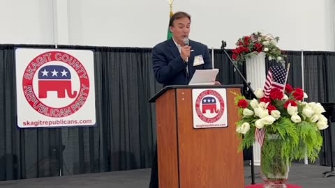 Skagit County Chairman Bill Bruch presents Legacy Award to Bob Eberle