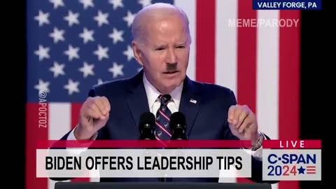 Biden Offers Leadership Tips