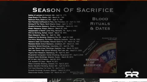 The Peak Season Of Satanic Blood Sacrifice Is Upon Us