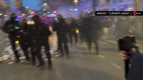 PARIS France, Images of a regime that can only hold on by using the most brutal violence (Mar 20, 2023)