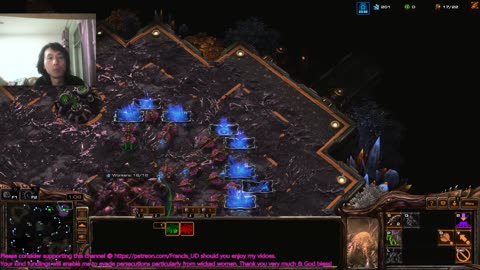 sc2 quick zvz on equilibrium & a lame zvt on alcyone gg