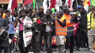 France: Thousands of protesters march against controversial immigration bill in Paris - 29.04.2023