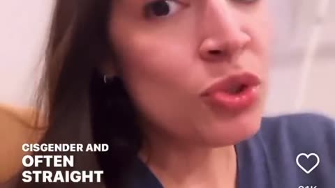 AOC claims “Cisgender and often straight men” are the ones who are after your kids