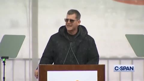 Football legend Jim Harbaugh SURPRISES March for Life to take pro-life stand
