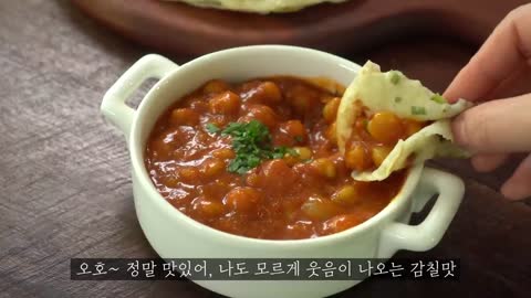 3분 반죽으로, 풍선같은 마늘 플랫브레드 만들기(노이스트) __ 커리에 찍먹 __ 3-Minute Liquid Dough, Garlic Flatbread, Garlic Naan