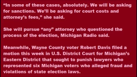 Michigan AG Dana Nessel Pursues Legal Sanctions Against Lawyers Questioning Election