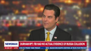 "The Durham report is an absolutely DAMNING treatise on the weaponization of the FBI