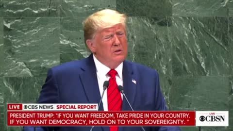 President Trump tells U.N. : “The future does not belong to globalists”