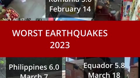 earthquakes in 2023