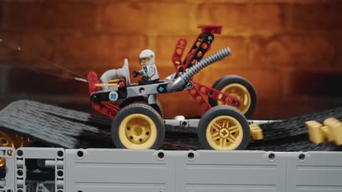 Survive the Treadmill - Experiment with Lego Vehicles