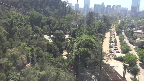 Cable car in Santiago Chile