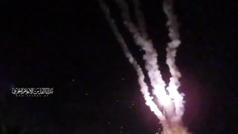 Al-Quds Brigades shows scenes of the missile attacks