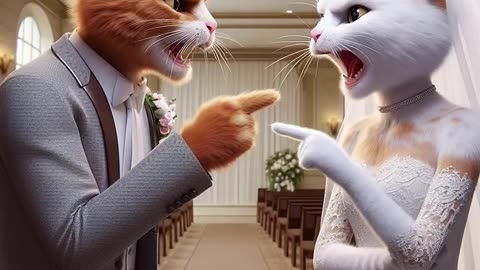 Endless Fight of Cat Couple...💔 | Cat story 🐱