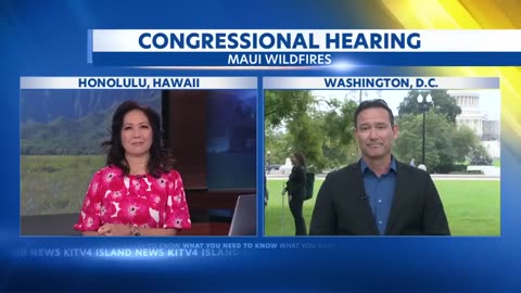 KITV - Hawaiian Electric CEO evasive while testifying to Congress on Lahaina fires