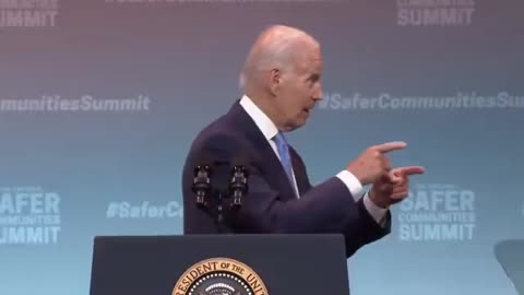 Biden finishes speech in Connecticut saying "God save the Queen"