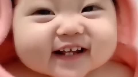 cute baby laughing 🤩🤣|| 💟 funny babies 😋#viralcutebaby #short