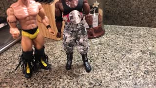 Action figure wrestling blue Empire