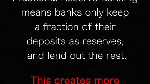Fractional Reserve Banking, Explained in 2 Minutes