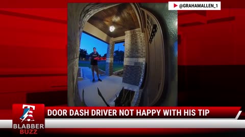 Door Dash Driver Not Happy With His Tip