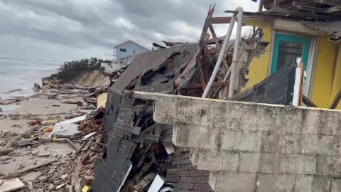 Florida: more collapsed homes from Daytona Beach Shores.
