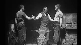 Blacksmith Scene (1893 Film) -- Directed By William K.L. Dickson -- Full Movie