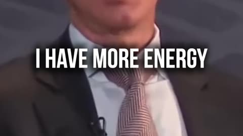 I HAVE MORE ENERGY MY MOOD IS BETTER - "Jeff Bezos"