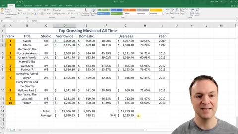 Microsoft Excel Tutorial - Beginners Level 1