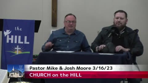 PASTOR MIKE and JOSH MOORE Teach the Lord's Prayer as a model prayer.