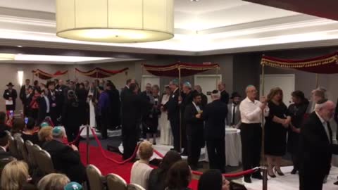 Lipa Sings for Dozens of Couples Getting Married all at Once