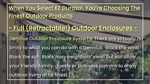 Durasol Awnings Denver