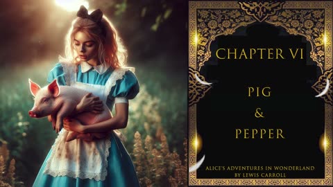 6. " Pig and Pepper " - Chapter VI - Alice's Adventures in Wonderland
