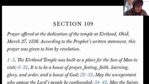 Our Future and Section 109 - Prepare Ye For the Lord and his Hosts of Heaven -4-11 -24
