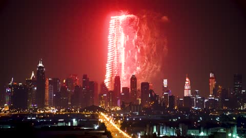 Fireworks in Sweden