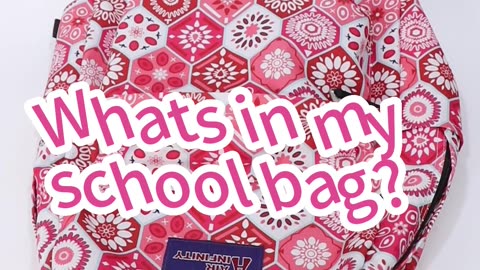 what‘s in my school bag? #scoolbag #backpack #backtoschool #schoolbackpack #fyp