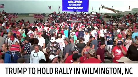 WATCH: Trump Announces Wilmington Rally Cancelled Due to Weather