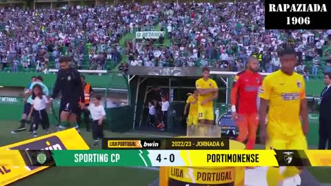 Liga (6ªJ) Resumo Sporting CP 4 vs 0 Portimonense - 10 Setembro 2022