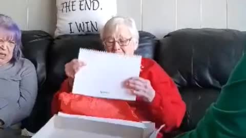 Grandma doesn't want any more gifts.