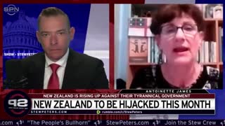 New Zealand hijacked and the people are uprising against their government fighting draconian laws