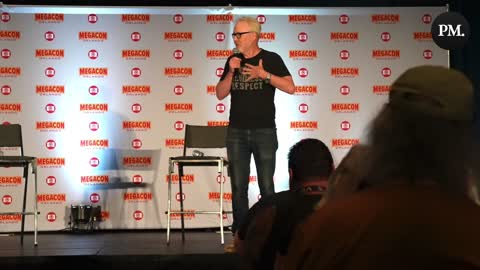 MythBusters' Adam Savage greets the audience at MegaCon Orlando