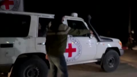 Red Cross transports freed Hamas hostages into Egypt