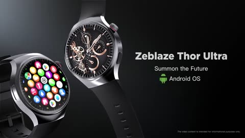Original Zeblaze Thor Ultra 4G Smart Watch Android 8.1 Quad Core Smartwatch