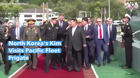 North Korea’s Kim Visits Pacific Fleet Frigate | VOA News