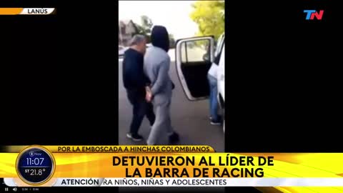 LANÚS I Detienen al líder de la barra de Racing por el ataque a hinchas de Cali