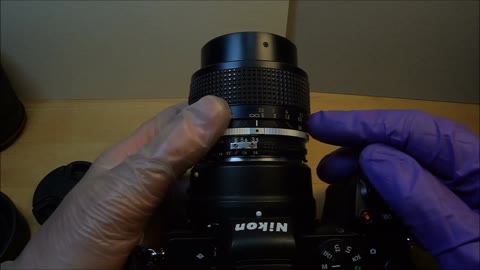 zoom NiKKOR 28~50 1:3.5 F mount on Z50 mirrorless