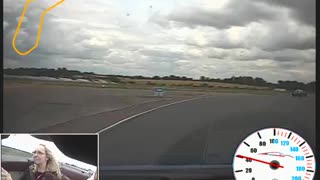 Driving an Audi R8 V10 at Prestwold Driving Centre, UK